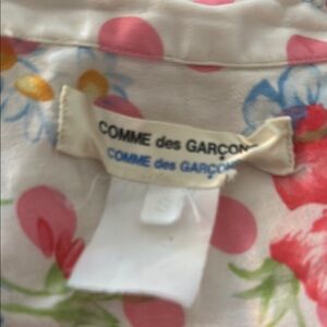 Comme des Garçons Floral Print Top